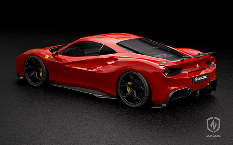 Zacoe Carbon | Ferrari 488 GTB | CHITU赤兔 | Full Carbon Fiber Bodykit