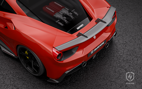 Zacoe Carbon | Ferrari 488 GTB | CHITU赤兔 | Full Carbon Fiber Bodykit