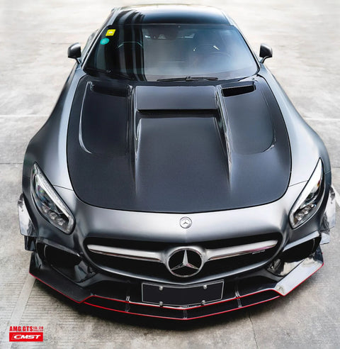 CMST | Carbon Fiber Hood | Black Series Style for C190 AMG GT GTS GTC GTR