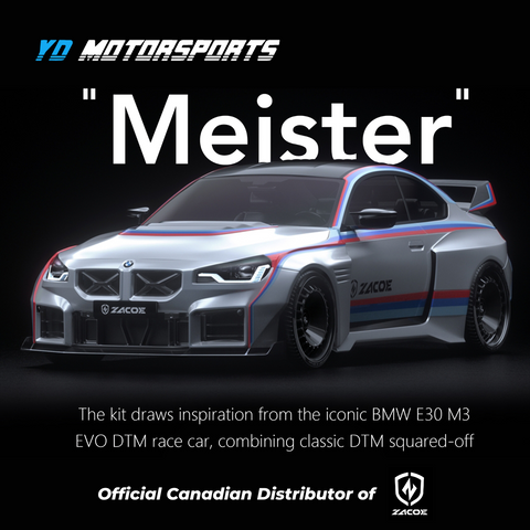 Zacoe Carbon | BMW G87 M2 | Meister | Racing WideBody kit