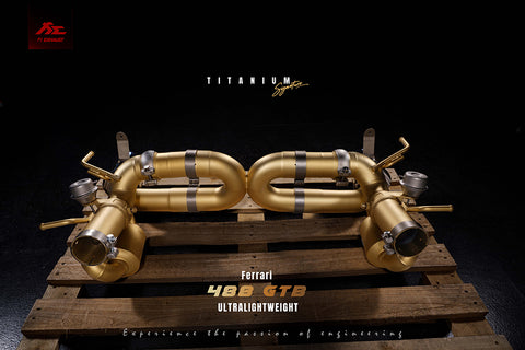 Fi-Exhaust | Ferrari 488 Titanium Signature Series | Titanium Valvetronic Exhaust System | 6.52KG Weight